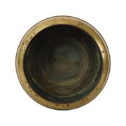 Large French Brass Repoussé Cache-pot / Planter, 25 cm