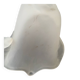 White glass paste globe