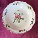 Set of 2 round ceramic dishes Fleuries Saint Amand