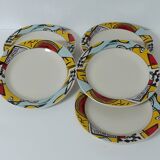 Set of 80's plates