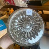Glass and pewter ewer 1900