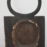 African Art Mask carved wooden palette Ivory Coast Baoule height 87 cm