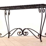 Wrought iron coffee table 1950