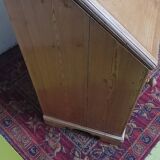 Bureau de pente, scriban en pin XIXème