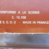 Pair of vintage orange wall lights