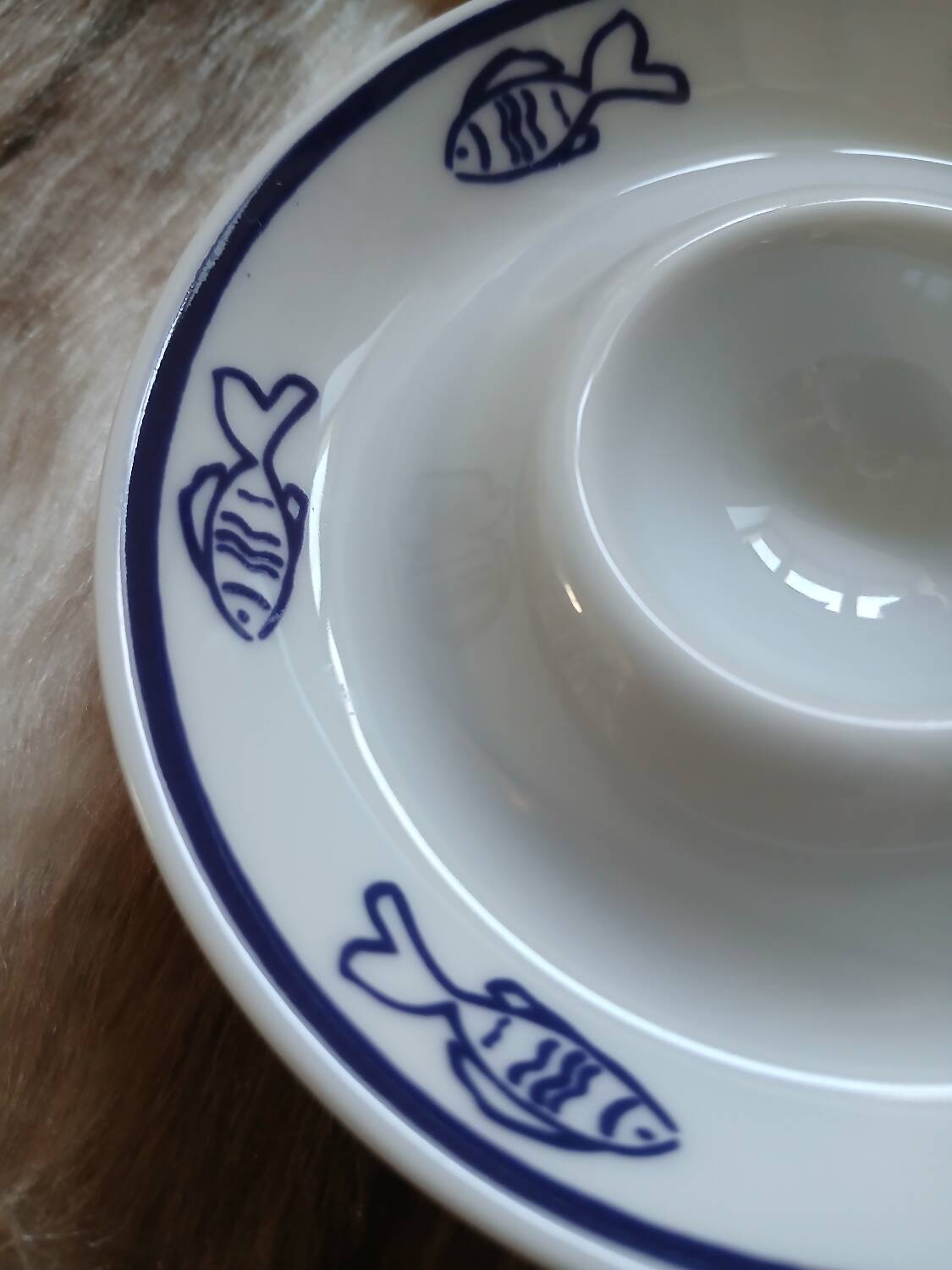 4 White Square Egg Cups