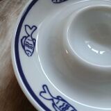 4 White Square Egg Cups
