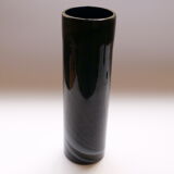 Agate glass cylinder vase, Maure Vieil 1970