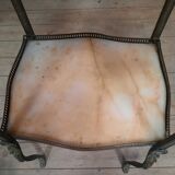 Bronze and onyx side table