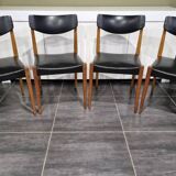 Set of 4 Scandinavian chairs, 1970s