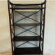 Vintage rattan shelf