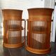 Pair of chairs 606 Barrel of Frank Lloyd Wright, edited by Cassina