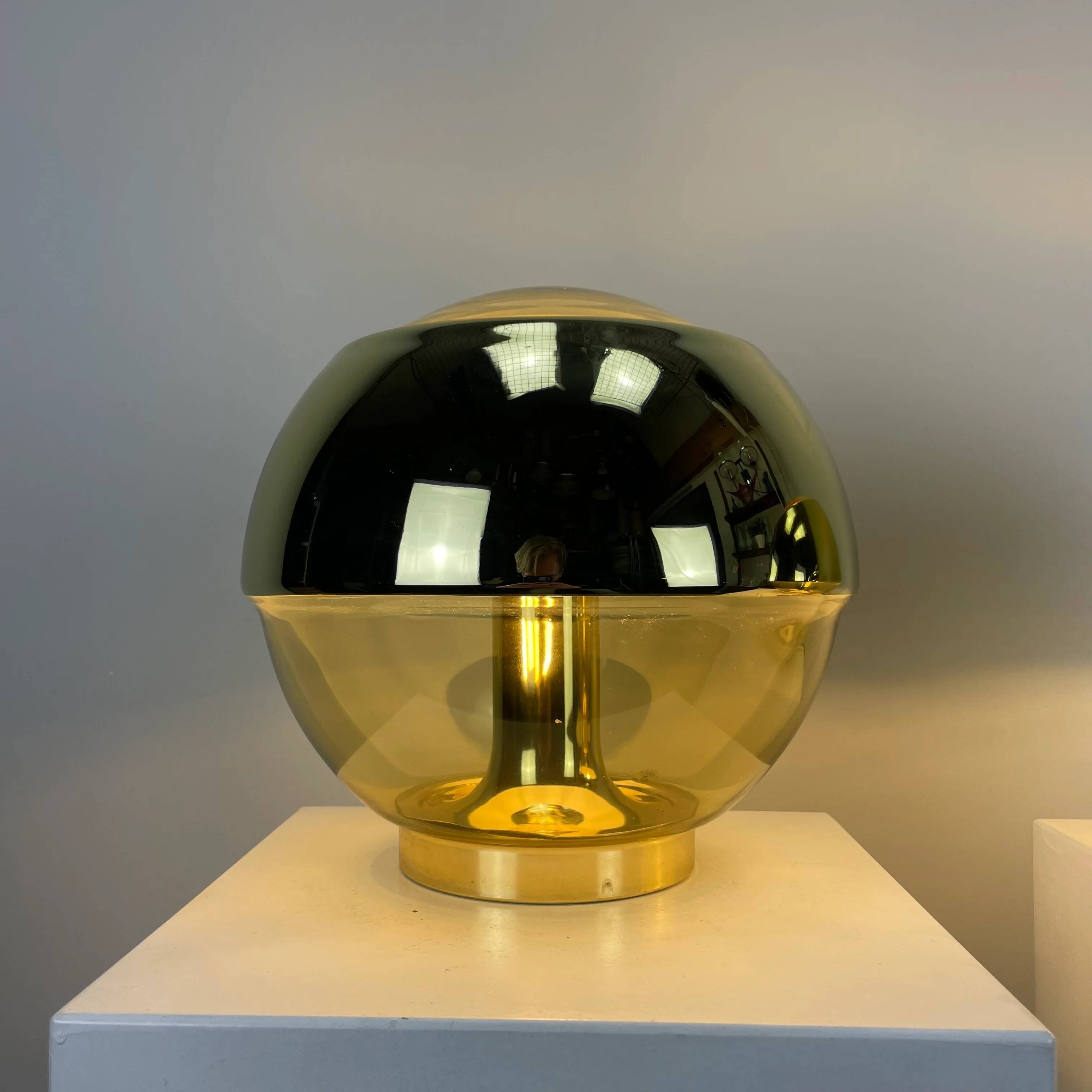 Rare pair of Magic Eye table lamps by Peill & Putzler 1970