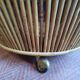 Bar tonneau rotin vintage