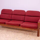 Canapé lounge trois places vintage de style scandinave, 1970