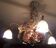 Chandelier Murano bunches of grapes