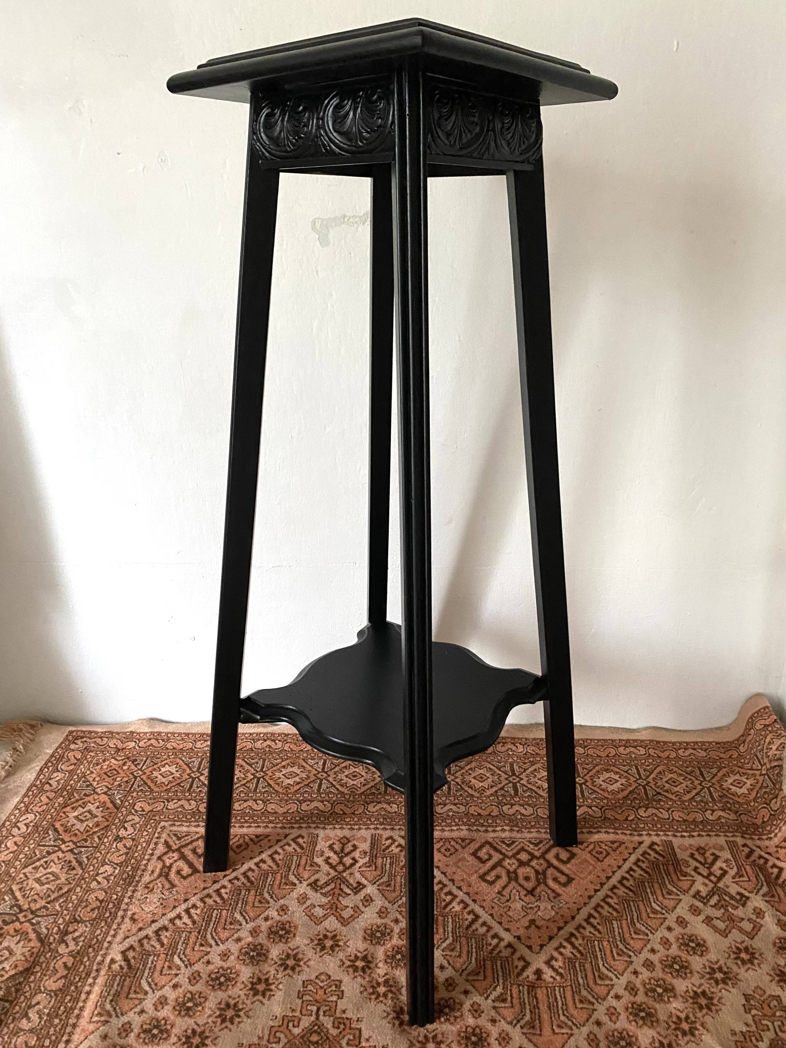 Bolster, old painted plant holder