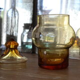 Amber yellow transparent candy