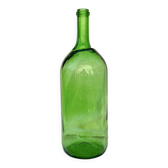 Large antique green glass bottle – early 20th century