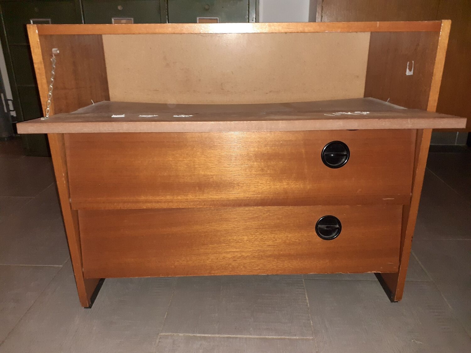 Vintage shoe cabinet