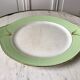 Plat à gâteaux vert pastel nid d'abeille moulin des loups / l'amandinoise années 52
