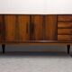 Scandinavian sideboard in Rio rosewood, 1950s-1960s