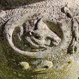 Pair of Medici pot caches in reconstituted stone