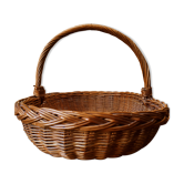 Panier de cueillette en osier