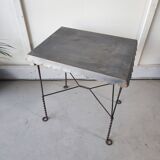 Zinc side table