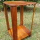 Beautiful antique pedestal table / side table / bedside table