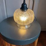 Glass portable lamp