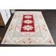 1970s Vintage Turkish Hand-Knotted Wool Cotton Beige Area Rug 190x270