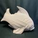 Le Jan, large ceramic fish cracked art deco circa 1930
