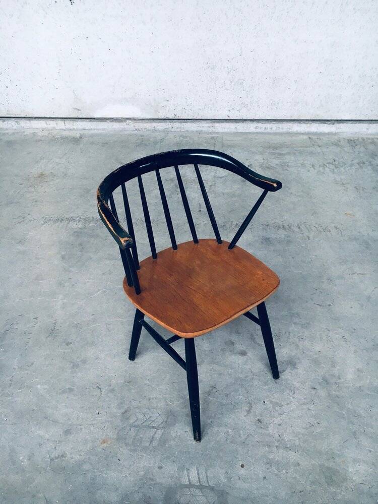 Set of Mid-Century Modern Fanett Armchairs, Denmark, 1950s