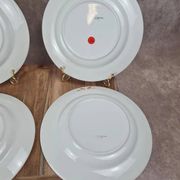 Set of 6 semi-deep plates Sarreguemines