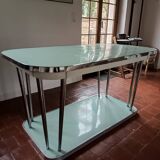 Table Culina vintage tôle émaillée