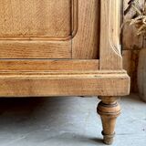 Large antique high oak sideboard