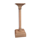 Light oak wood column