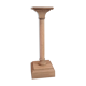 Light oak wood column