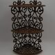 Vintage cast iron angle shelf