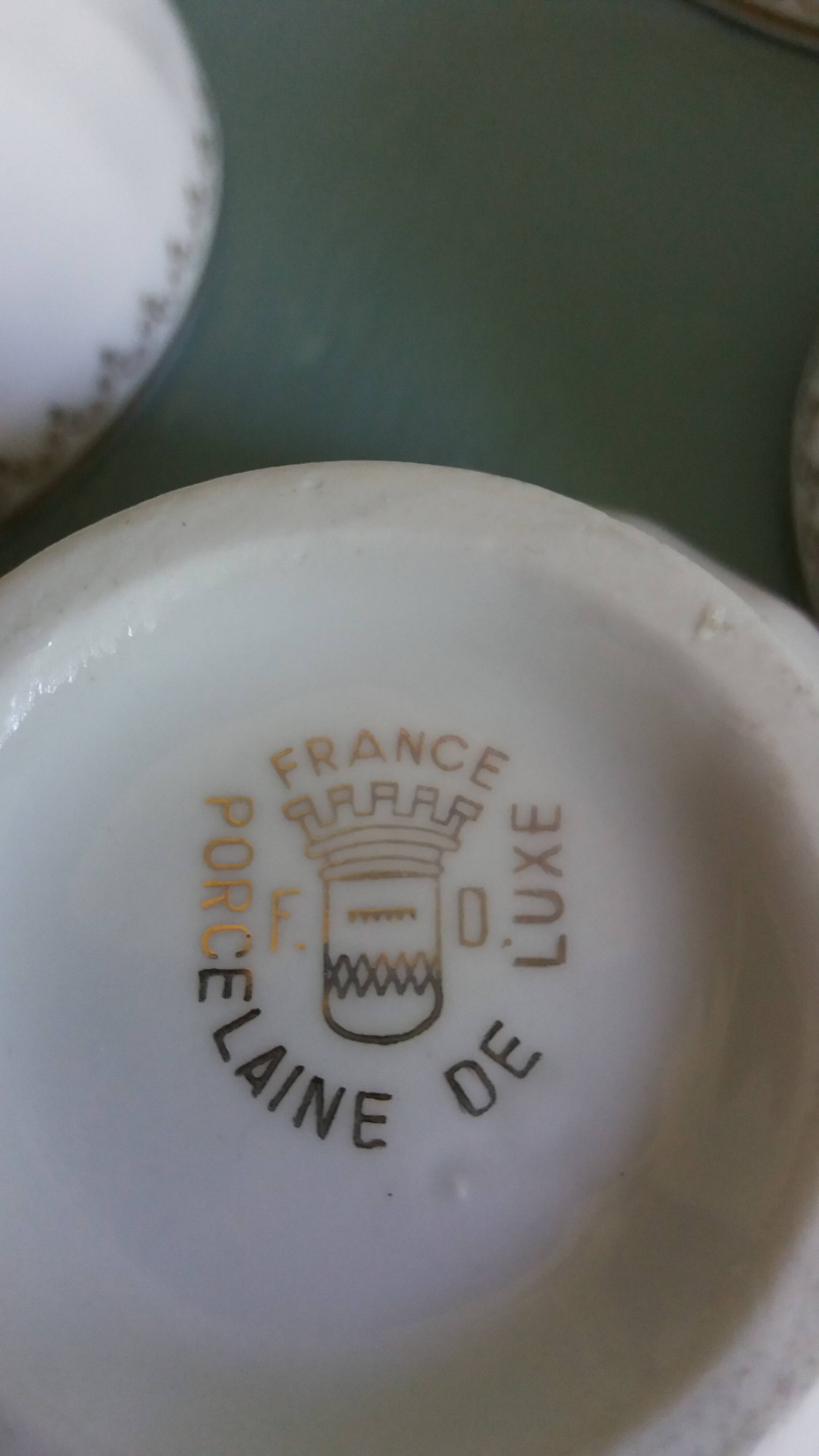 Bols côtelés en porcelaine de Chauvigny, Fernand Deshoulières