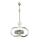 Amazing Art Decò Clear Murano Glass Chandelier by Seguso, 1940s