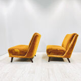 Pair easy chairs