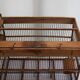 Old wooden bird cage