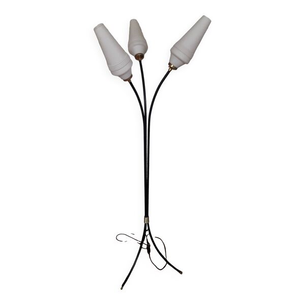 Lampadaire tripode métallique des années 50 — Beyit