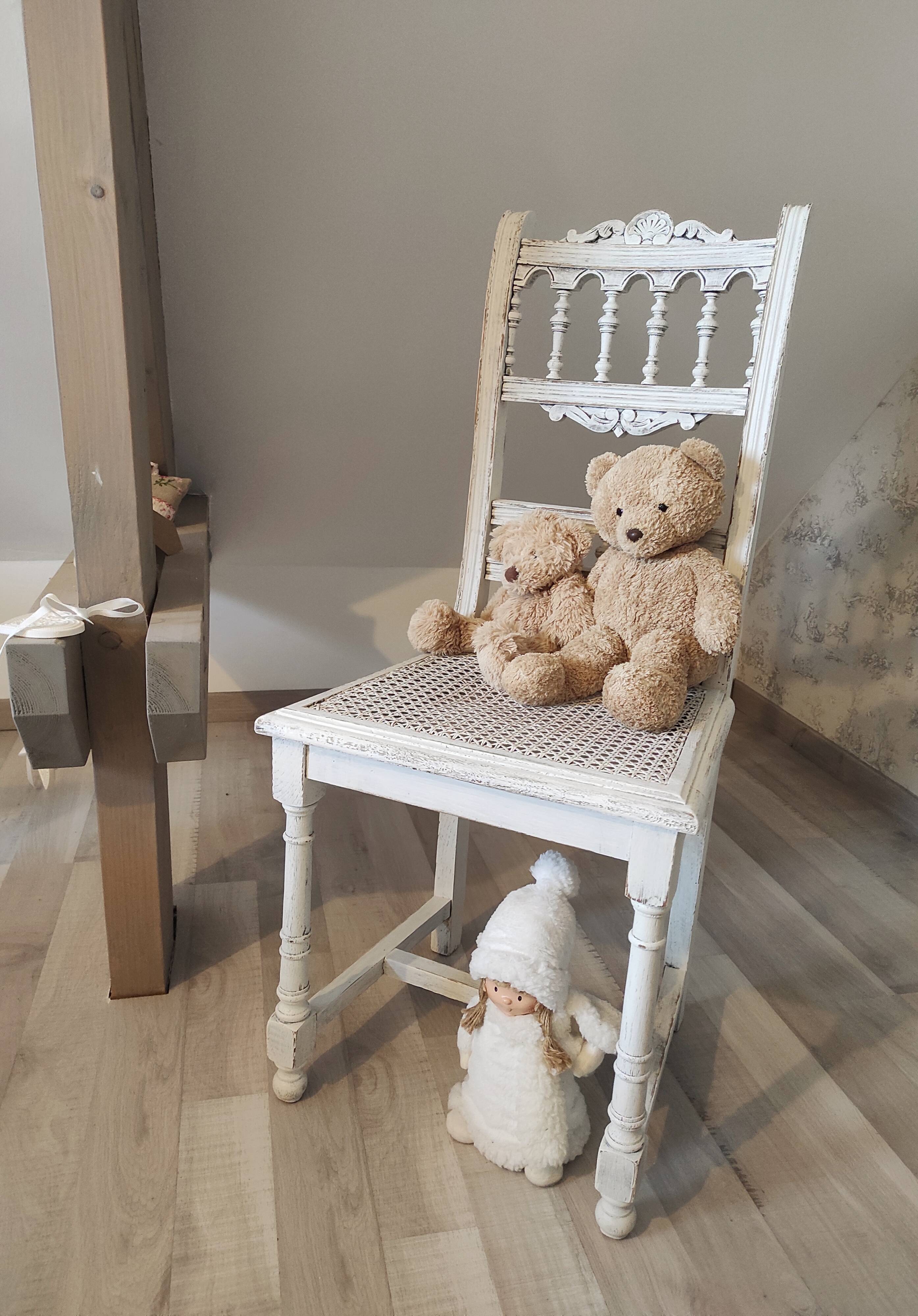 Restyled Henri II style chair