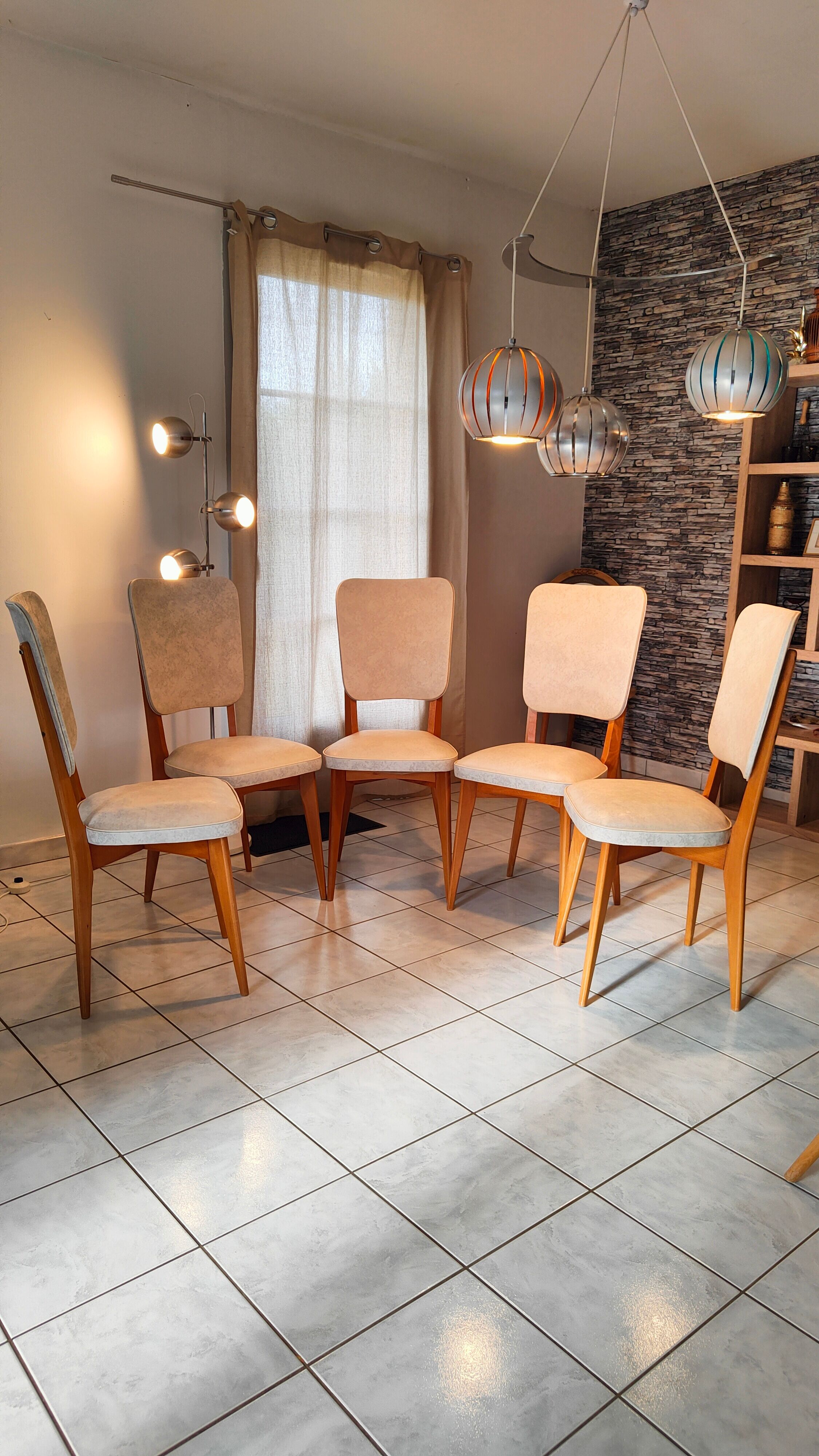 5 Scandinavian chairs 1960