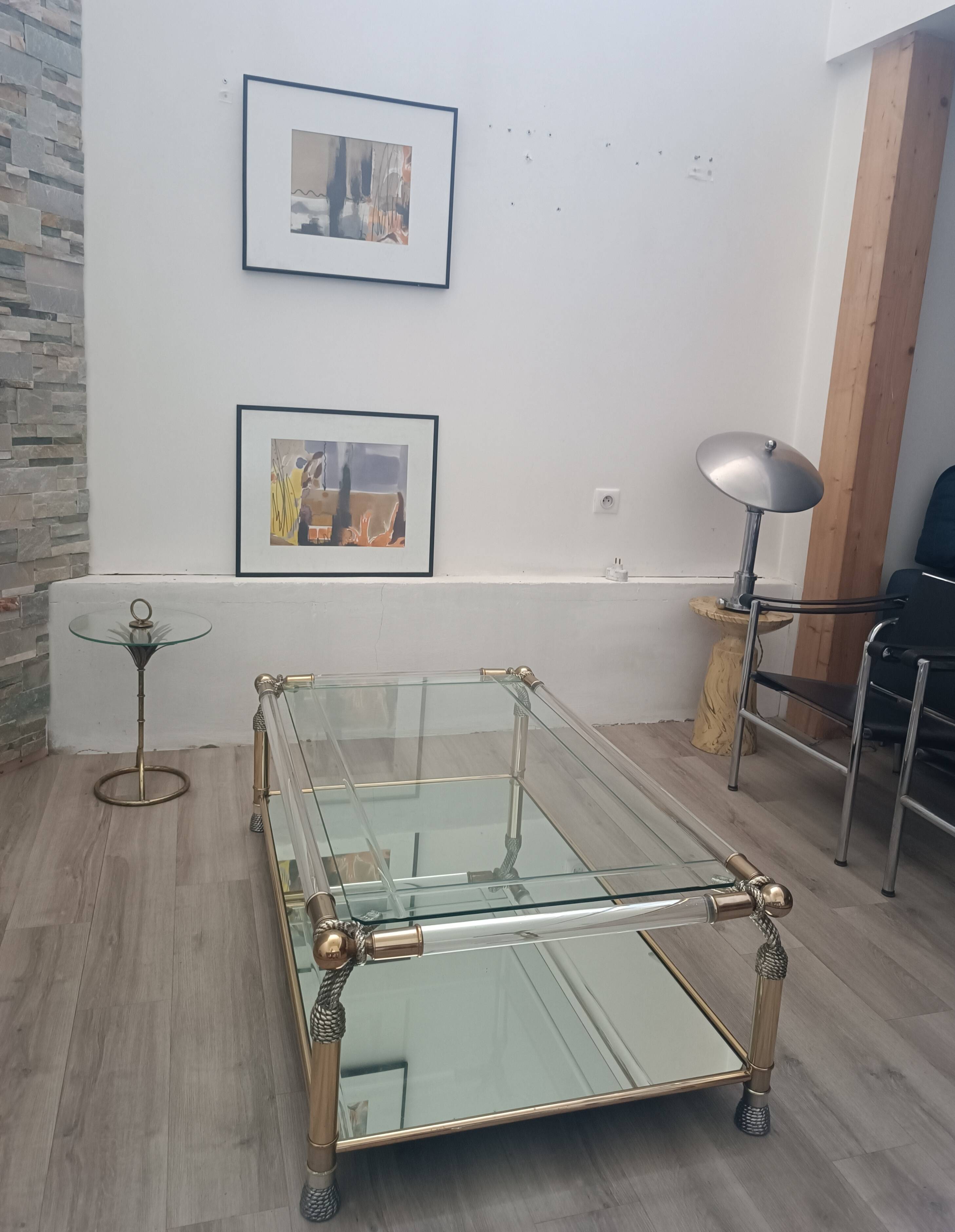 Grande table basse sculpturale par Muebles Curvasa 1970s