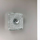 Large glass "bubble" sconces 1970s wall light by Peill & Putzler, Germany