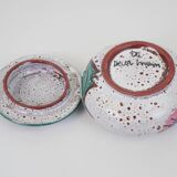 Ceramic empty pocket box by Daniel Etienne in Vallauris